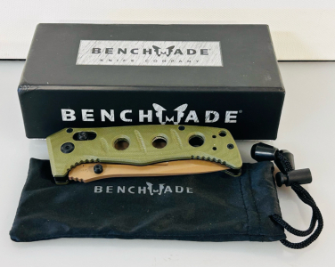 New Green Handled Benchmade Knife