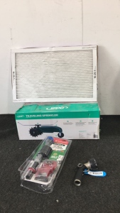 Traveling Sprinkler, Hose Head, Fluidmaster Fill Valve, Filter