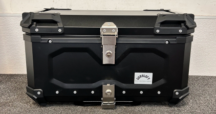 Gurblofy Motorcycle Top Storage Case w/ Burglar Lock Bundle