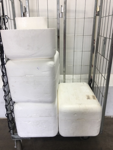 (5) Styrofoam Coolers