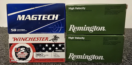 (200) .380 Auto- Remington, Magtech, Winchester
