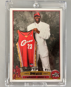 Topps 2003-04 LeBron James Rookie Card Draft Pick #1