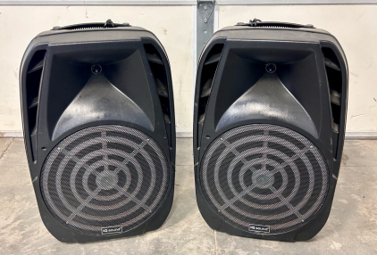 Pair of IQ Sound Speakers Model IQ-5015DJBT