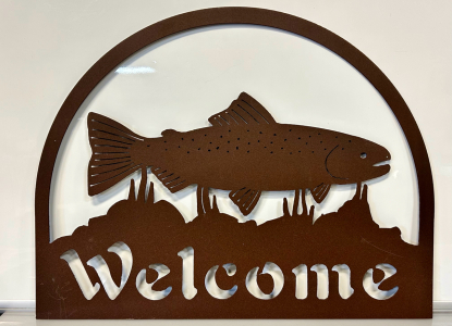 Welcome Sign By Jacks Metal Works