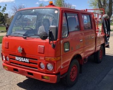 1988 NISSAN FIRE TRUCK - LOW MILES!