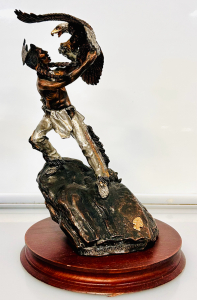 Legends Certified Collection "White Feathers Vision" Bronze Statue By C.A. Pardell 935/2500