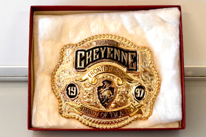 Gist SilverSmiths 101st Annual Cheyenne Frontier Days Bronze Belt Buckle