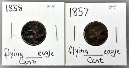 1857/ 1858 Flying Eagle Cents