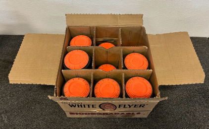 Partial Box of White Flyer Biodegradable Clay Targets