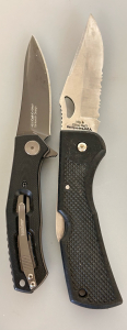 (2) Folding Knives: Kershaw and Camp USA