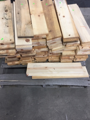 Pallet of 24” Wood Sections