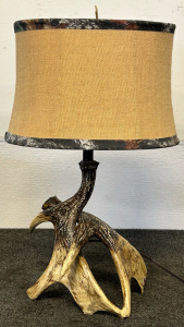 Beautiful Custom Lamp With Antler Base