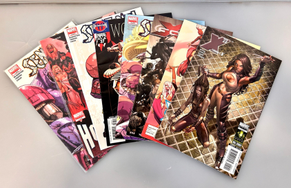 (8) Marvel Comics: Sentinel, X-Force, Wolverine, House Of M