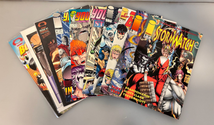 Image Collectible Comic Books: Storm Watch, Youngblood, Bomb Queen, and Brigade