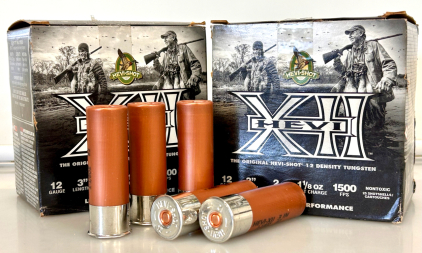 (2) Boxes Of Hevi Shot 12 Ga. 3" ShotShells (50 Total)