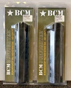 (2) BCM Gunfighter Polymer Keymod Rails- Mid Length