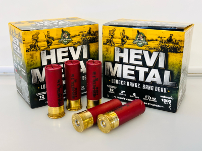 (2) Boxes Of Hevi Metal 12 Ga. 3" Longer Range Shotgun Cartridges (50 Rnds Total)