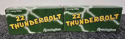 (2) Bulk Boxes Of .22LR Remington Thunderbolt Ammo- 1000 Total Rounds