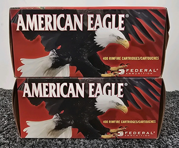 (2) Bulk Boxes Of American Eagle .22LR Ammunition-- 800 Total Rounds