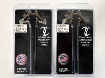 (2) Timber Creek Enforcer Mini Ambidextrous Charging Handles