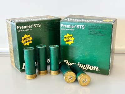 (2) Boxes Of Remington Premier STS Light Handicap 12 GA. 2 3/4" Shotgun Cartridges
