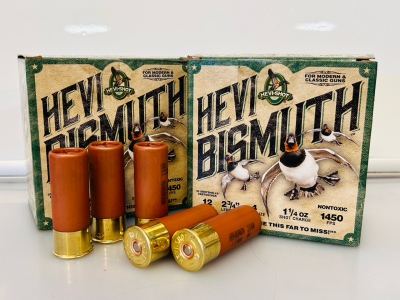 (2) Boxes Of Hevi Bismuth 12 Ga. 2 3/4" Shotgun Cartridges