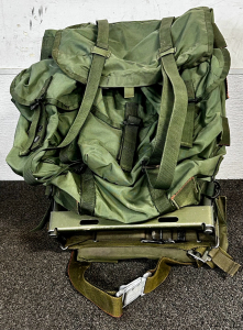 Vintage U.S. Backpack with Metal Frame