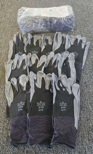 (24) Showa Atlas 370 Rubber Grip Gloves - Size XL