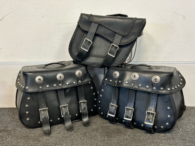 American Classic Leather Saddlebags