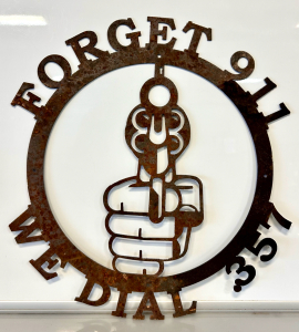 Custom Made Metal Sign