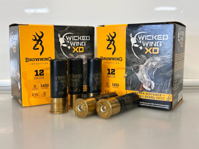 (2) Boxes Of Browning Wicked Wing XD 12 Ga. 3" ShotShells (50 Total)