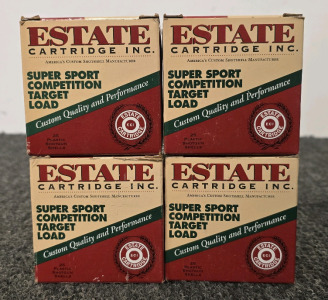 (4) Boxes Of Estate Cartridge Super Sport Competition Target Load 28ga Shotgun Shells