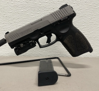 Taurus G3 Model 9mm Caliber, Semi Automatic Pistol W/ Tacticon Flashlight