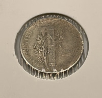 1945 Mercury Dime (Carded) - 3