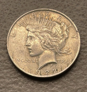 1922 Silver Peace Dollar