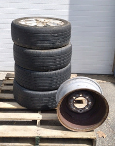 (4) Matching Set of Master craft 215/50R17 Tires & (1) Spare Rim