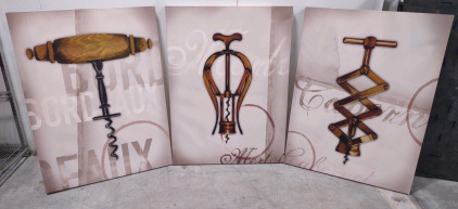 3-Piece Set of Assorted Wine Bottle Openers