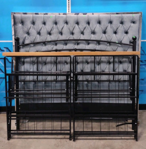 Full Sized (Silk Blue) Manor Bed Frame