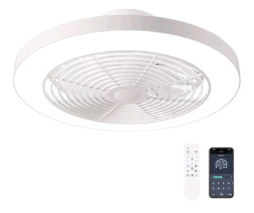 (1) Orison Ceiling Fan with Light - 19.7" Smart Low Profile Ceiling Fans with Light & Remote / APP Control<br/>