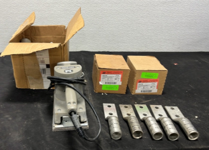 (1) Porter Cable Heavy Duty Sander (2) Conduit Outlets (1) Box of One Hole Lug Compression Connectors
