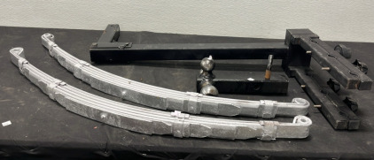 (2) 42&rdquo; Heavy Duty Leaf Springs (1) Receiver Hitch 3 Bike Carrier (1) 3 Ball 2 5/16 - 2&rdquo; Hitch