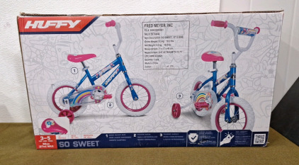 (1) Toddler / Girls Huffy 12" Bicycle