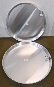 (2) Jones & Stephens 26" Aluminum Water Heater Pans