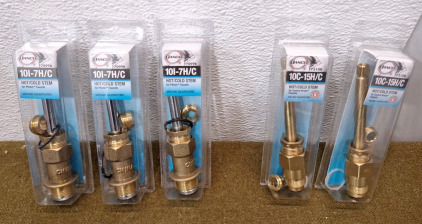 (3) Danco 10I-7H/C - Hot/Cold Stem Valves For Pfister & (2) Danco 10C-15H/C - Hot/Cold Stem Valves For Central Brass,
