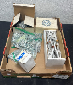 (1) Box of Assorted Burndys & Other Electrical Parts