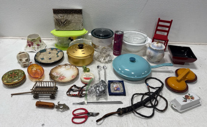 Assorted Home Goods, And Decor, Kitchenware, And Glassware