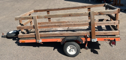 11&rsquo; Wooden Dump Trailer