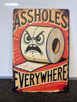 (2) Metal Signs - 3