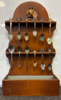 Antique Wooden Spoon Collectible shelf - 2