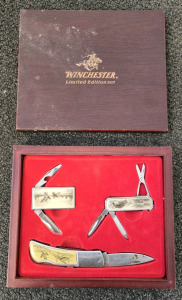 Winchester WOOD BOX 2007 Limited Edition 3 Knife Set